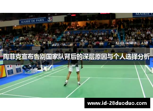 陶菲克宣布告别国家队背后的深层原因与个人选择分析